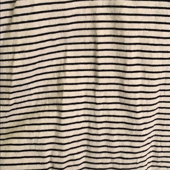 Old Navy Tank Top Medium Striped Grey Relaxed Fit Black - Picture 3 of 8